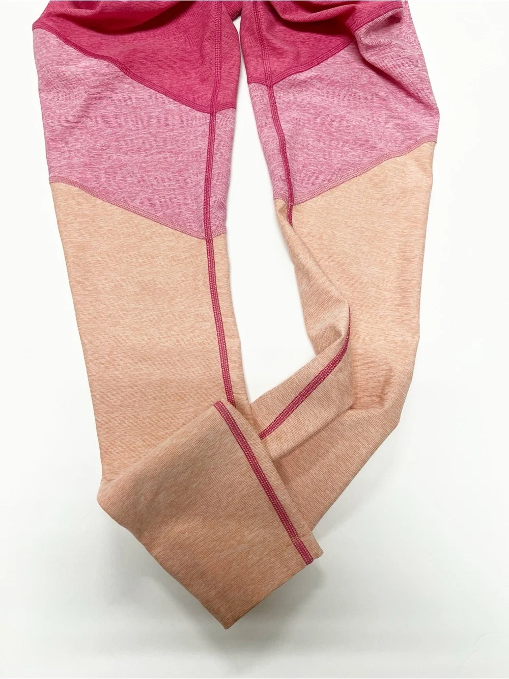 Outdoor Voices Womens Springs 7/8 Flamingo Rose Clay Color Block Leggings Size S